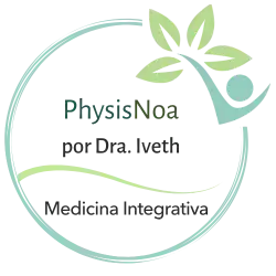 Logotipo physisnoa color azul y verde